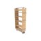Rev-A-Shelf Maple Veneer, Light Brown, 8 in W, 43.65 in H, 23.67 in L, Light Brown 448-TPF43-8-1 - alternate 1